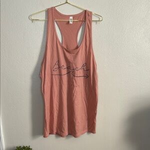 Women's Slim Pink Tank Top